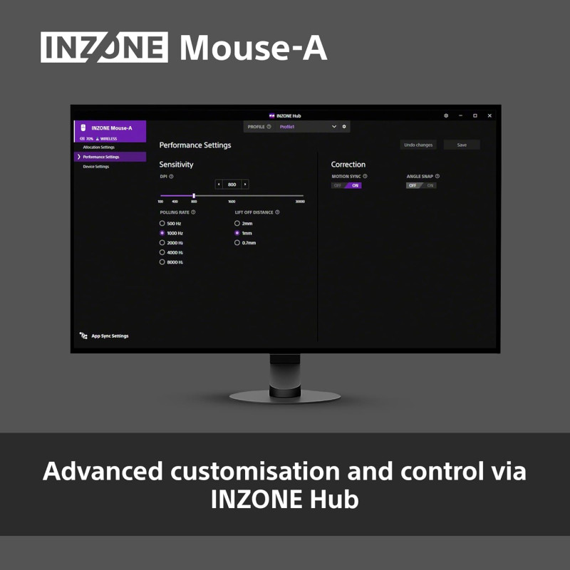 Мишка Sony INZONE Wireless Black (MSEG500B.E)