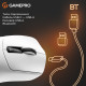 Мишка GamePro Genesis Ranker Wireless/Bluetooth/USB-C White (GM012W)