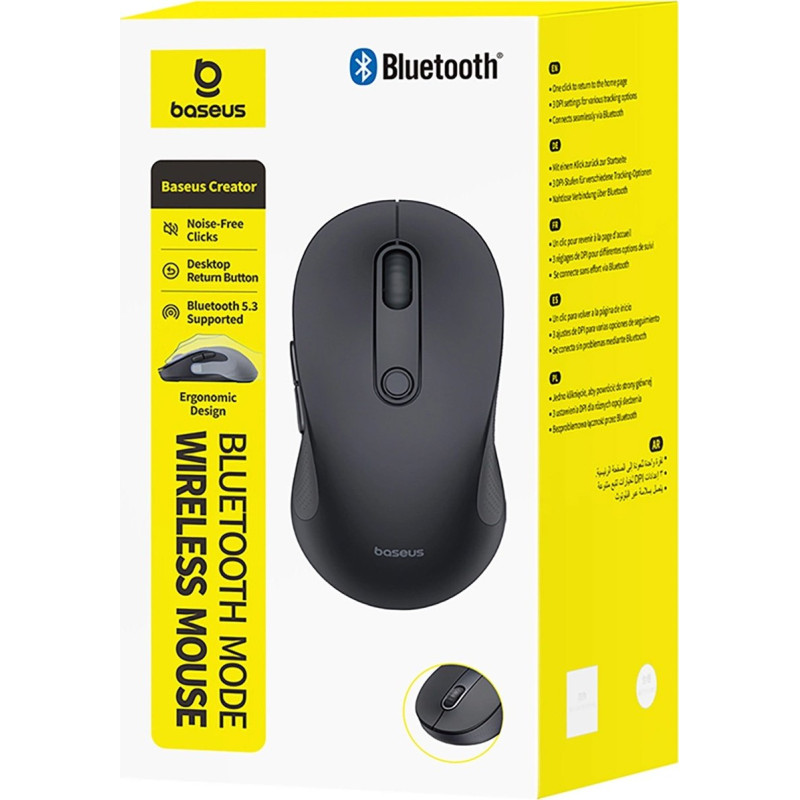 Мишка Baseus F02 Black (B01055505111-01)