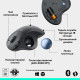Мишка Logitech Ergo M575S Graphite + Blue Ball (910-007029)