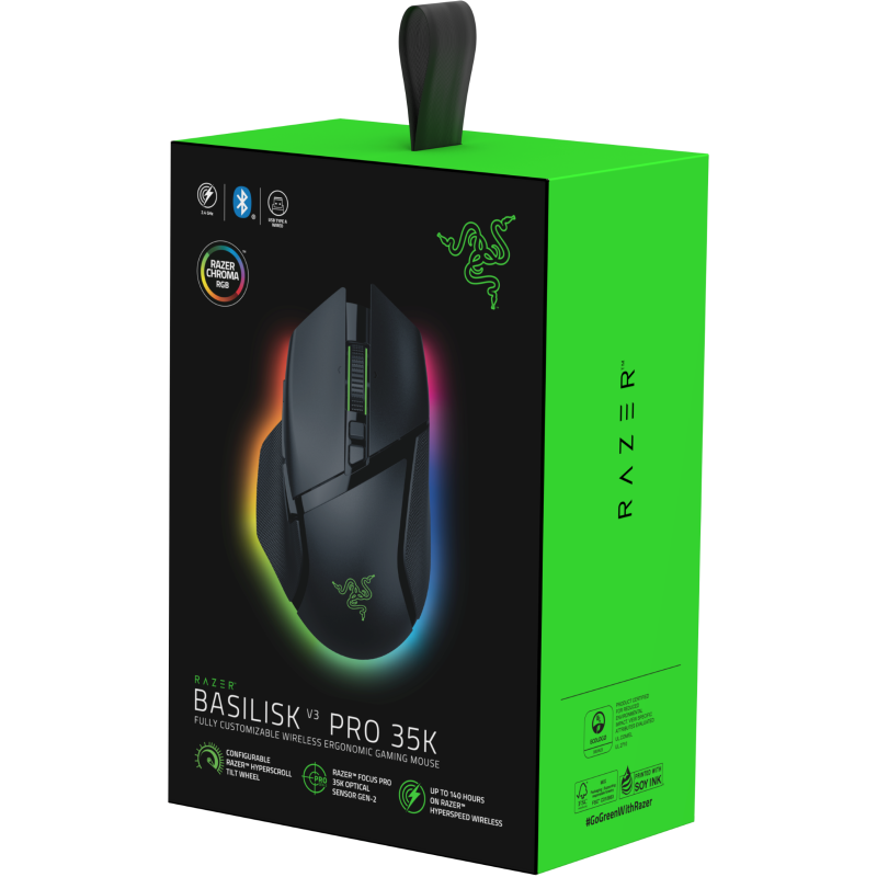 Мишка RAZER Basilisk V3 Pro 35K Black (RZ01-05240100-R3G1)