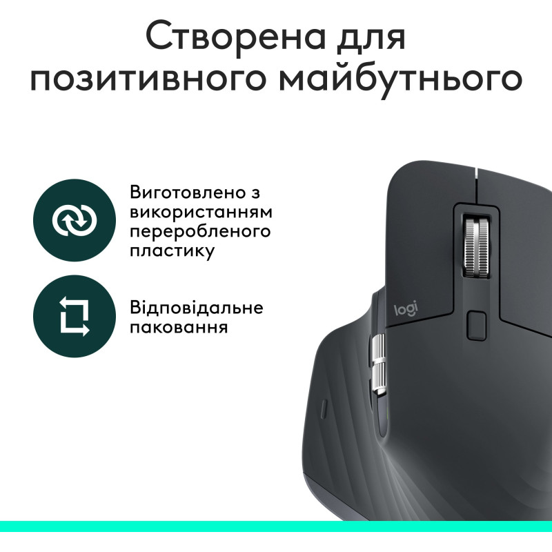 Миша Logitech MX Master 3S Performance Graphite (910-007501)
