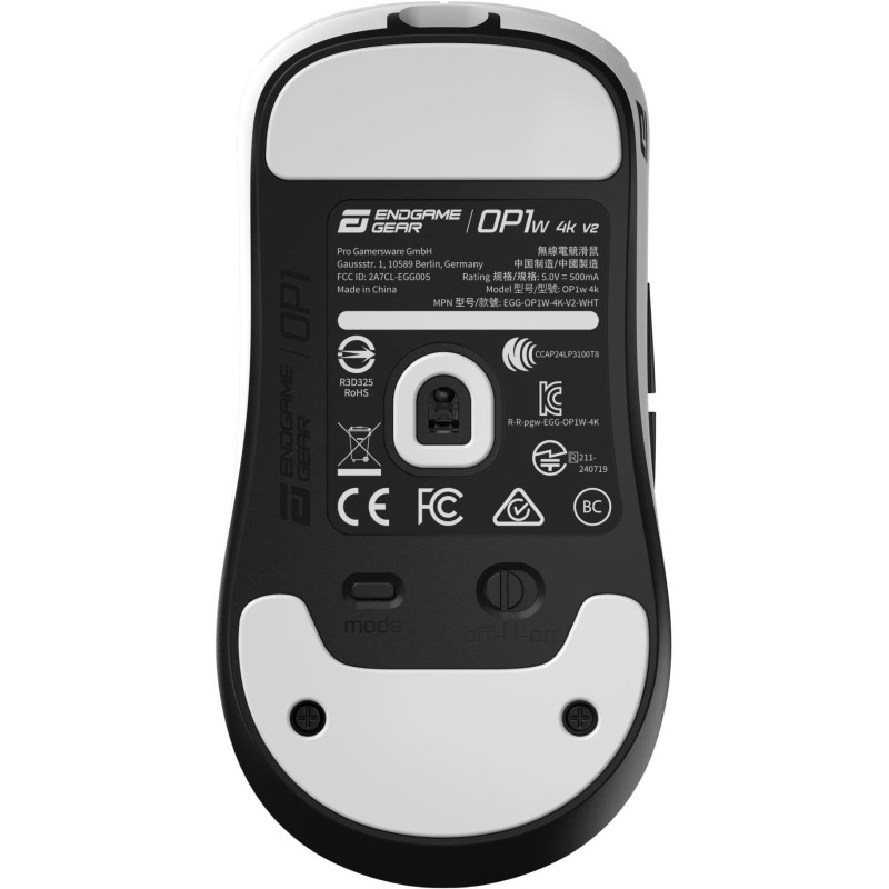 Мишка Endgame Gear OP1w 4k v2 White (PGW-EG-MOU-072)
