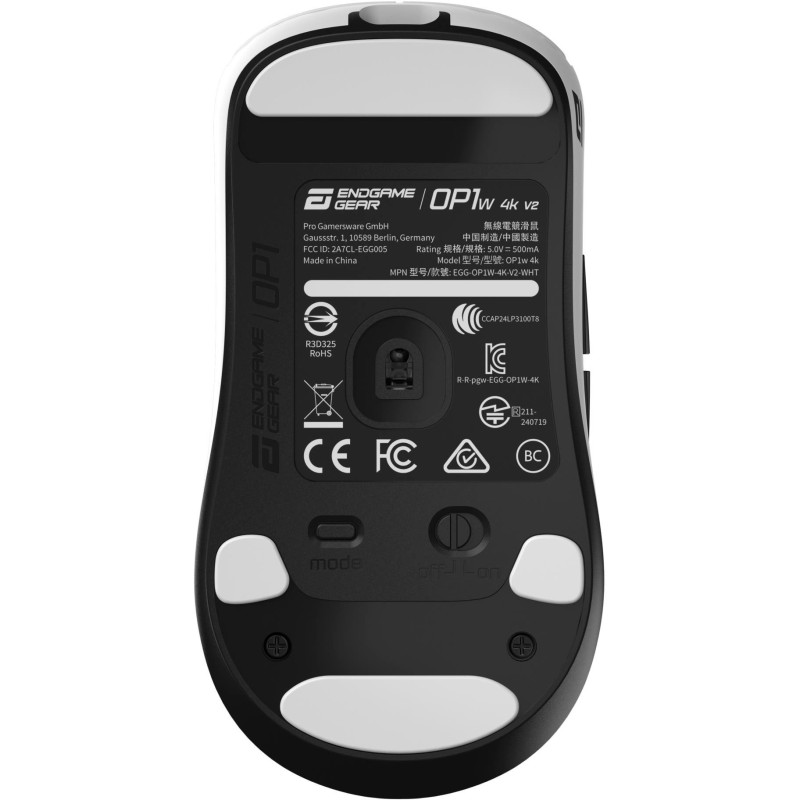 Мишка Endgame Gear OP1w 4k v2 White (PGW-EG-MOU-072)