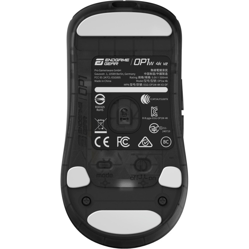 Мишка Endgame Gear OP1w 4k v2 Black (Transparent) (PGW-EG-MOU-073)