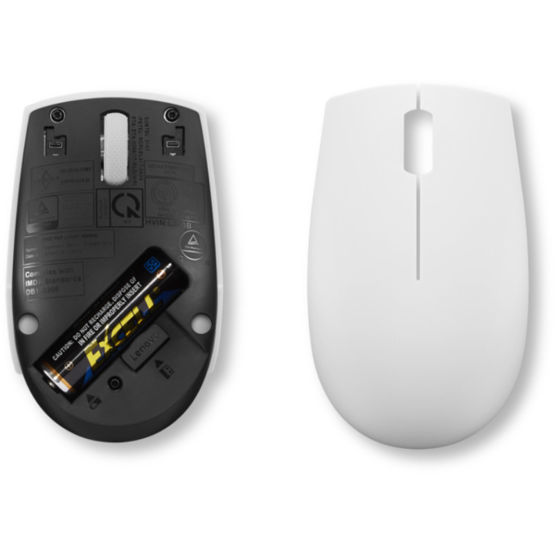 Миша Lenovo 300 Wireless Mouse Cloud Gray (GY51L15677)