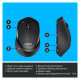 Миша бездротова LOGITECH M330 Silent Plus Black (910-004909)