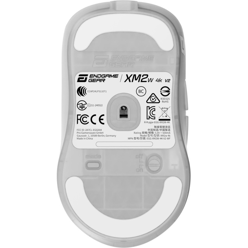 Мишка Endgame Gear XM2w 4k v2 White (Transparent) (PGW-EG-MOU-082)