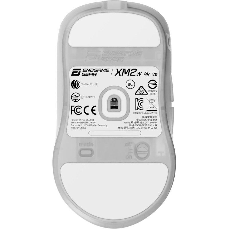 Мишка Endgame Gear XM2w 4k v2 White (Transparent) (PGW-EG-MOU-082)