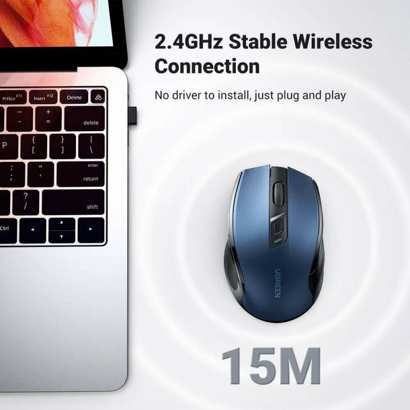 Мишка Ugreen MU006 Blue (15064)