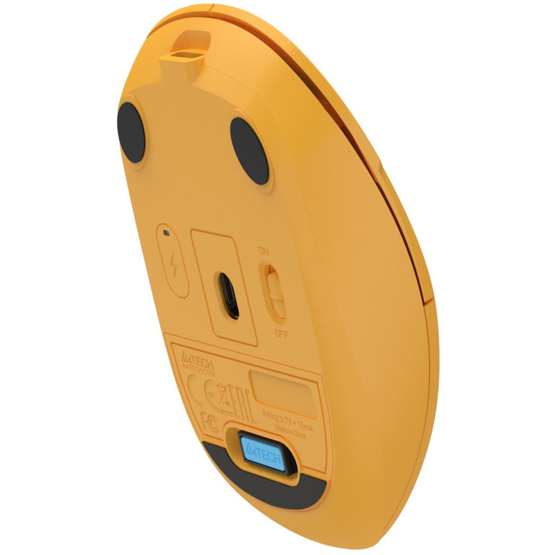 Мишка A4Tech Fstyler FG15CS Air2 (Yellow)