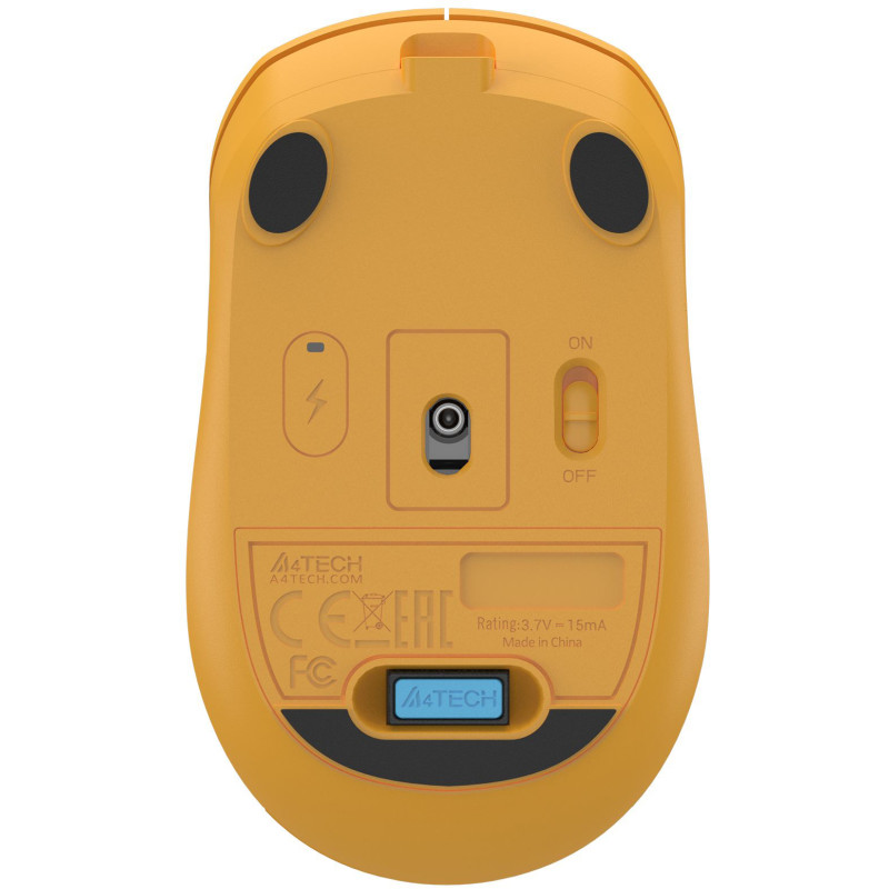 Мишка A4Tech Fstyler FG15CS Air2 (Yellow)