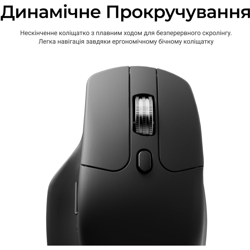 Мишка Keychron M6S WL Black (M6S-A72)