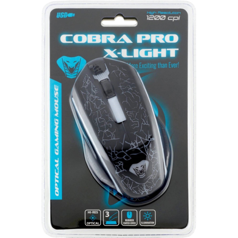 Мишка Media-Tech Cobra Pro X-Light Black (MT1117)