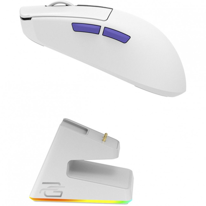 Миша Proove Gaming Jester with Charging Dock White/Purple (WMJSCD022017)