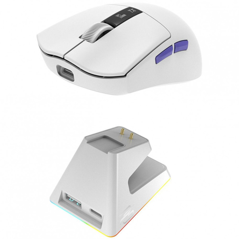 Миша Proove Gaming Jester with Charging Dock White/Purple (WMJSCD022017)