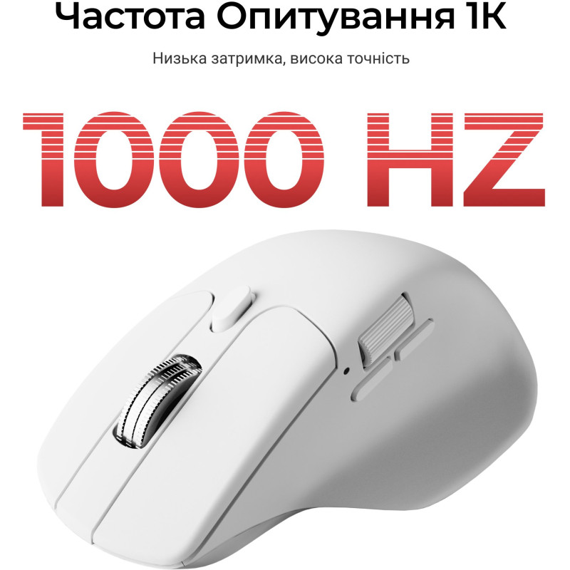 Мишка Keychron M6S WL White (M6S-B72)