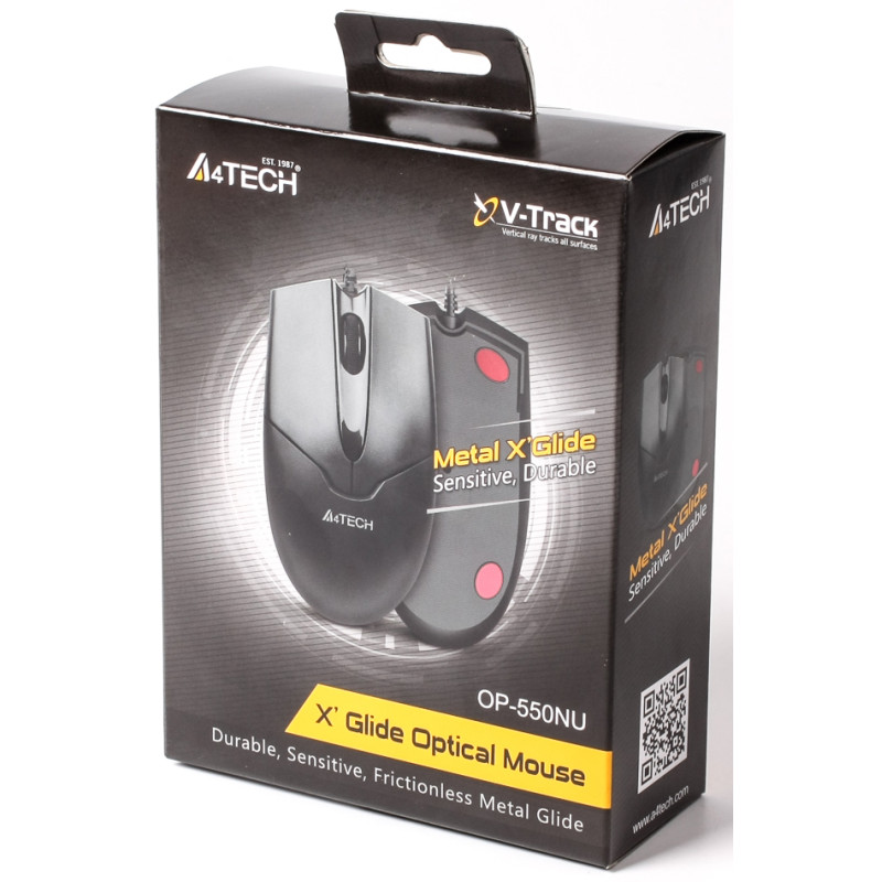 Мишка A4Tech OP-550NU Black