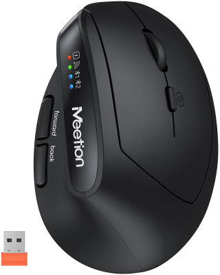 Мишка Meetion BTM008 Wireless/Bluetooth Black (MT-BTM008-A)
