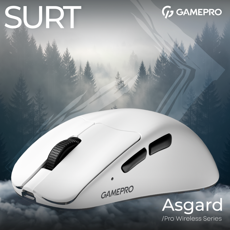 Мишка GamePro Asgard Surt White (GM017W)