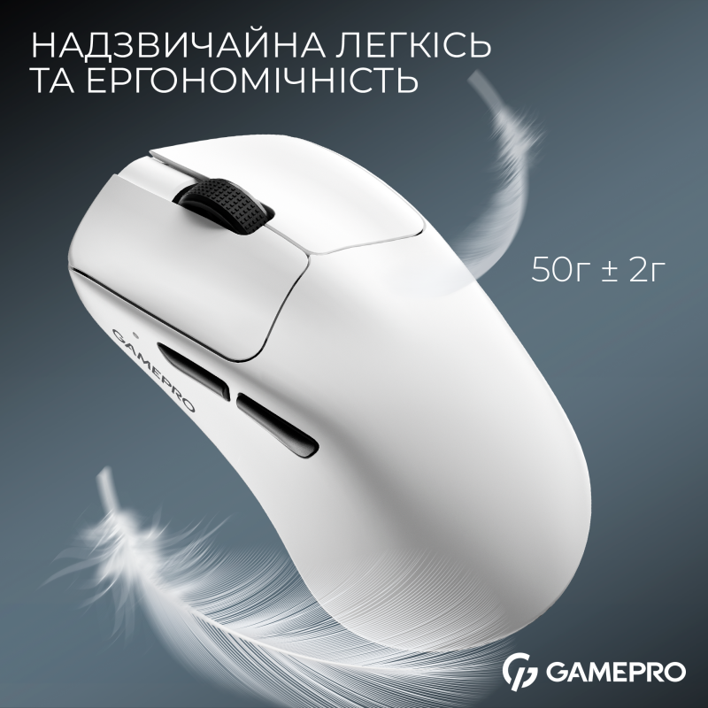 Мишка GamePro Asgard Surt White (GM017W)