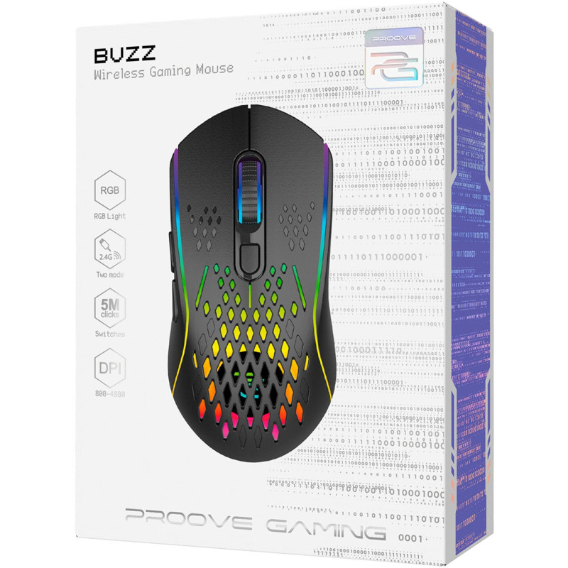 Миша Proove Gaming Buzz Black (WMBU00022401)