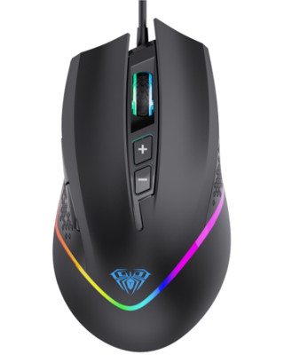 Мишка Aula F805 Wired gaming mouse with 7 keys Black (6948391212906)