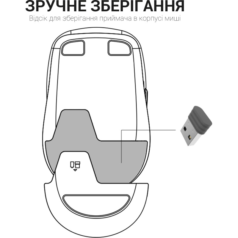 Мишка OfficePro M183 Black