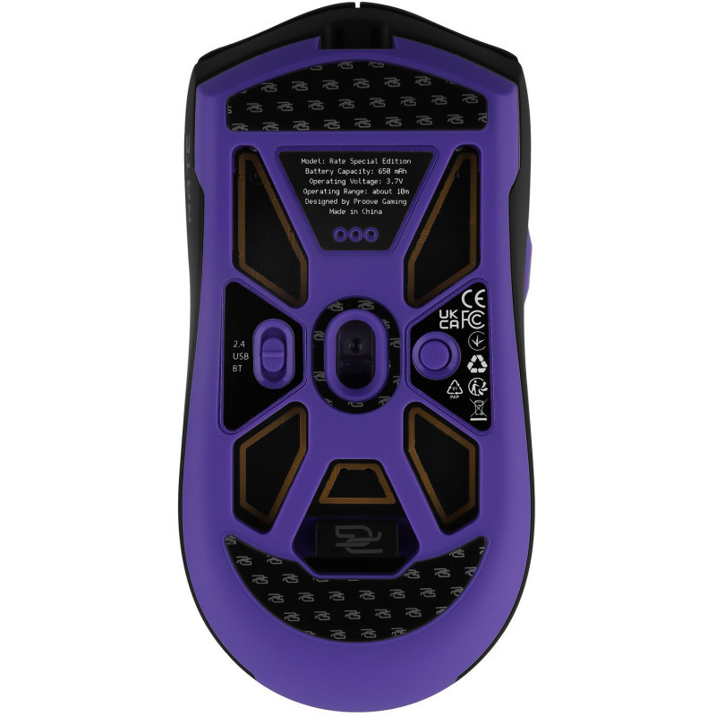 Миша Bluetooth Proove Gaming Rate Special Edition black/purple