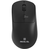 Миша REAL-EL RM-317W Black (EL123200052)