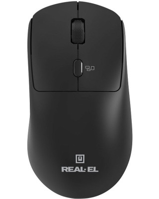 Миша REAL-EL RM-317W Black (EL123200052)
