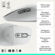 Мишка Logitech Signature Comfort Plus M850L Wireless/USB-C Off-White (910-007716)