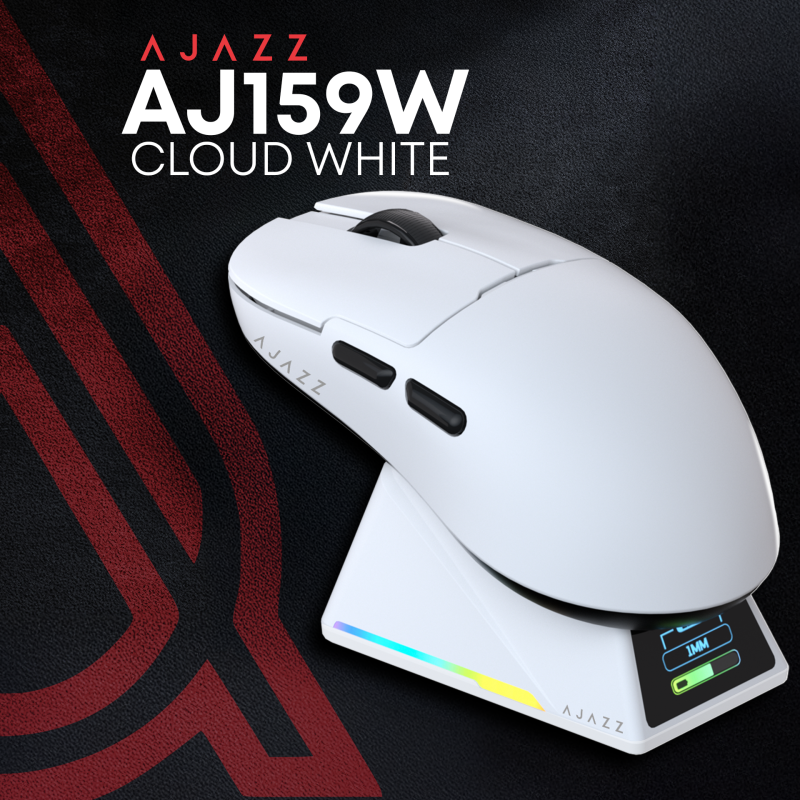 Мишка Ajazz AJ159 APEX Wireless (AJM159-AW) White