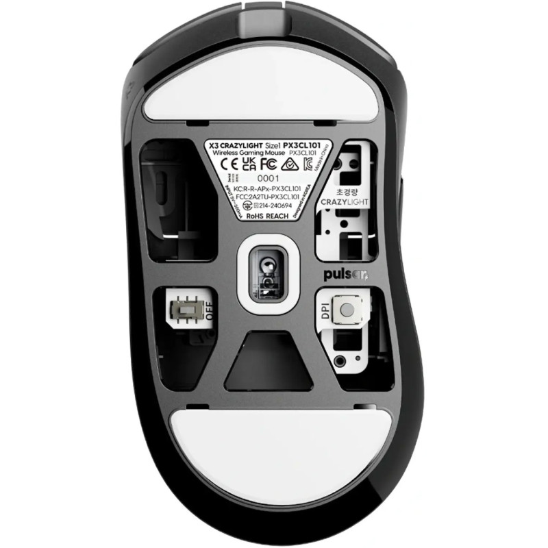 Мишка PULSAR X3 CrazyLight Mini (PX3RCL101) Black