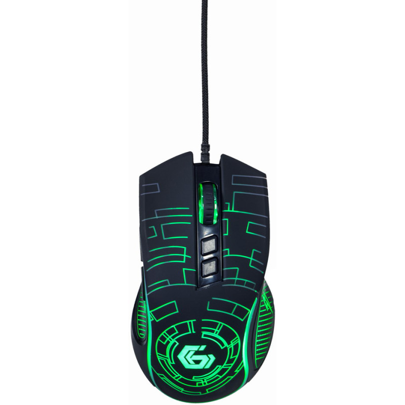 Миша Gembird MUSG-RGB-01 USB Black