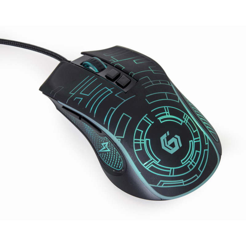 Миша Gembird MUSG-RGB-01 USB Black