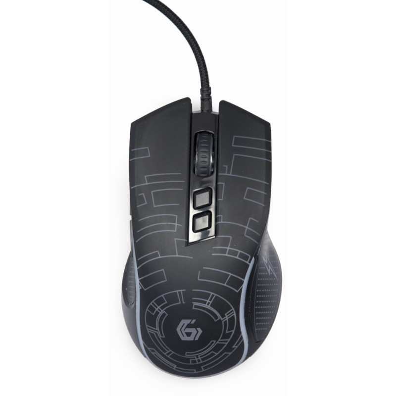 Миша Gembird MUSG-RGB-01 USB Black