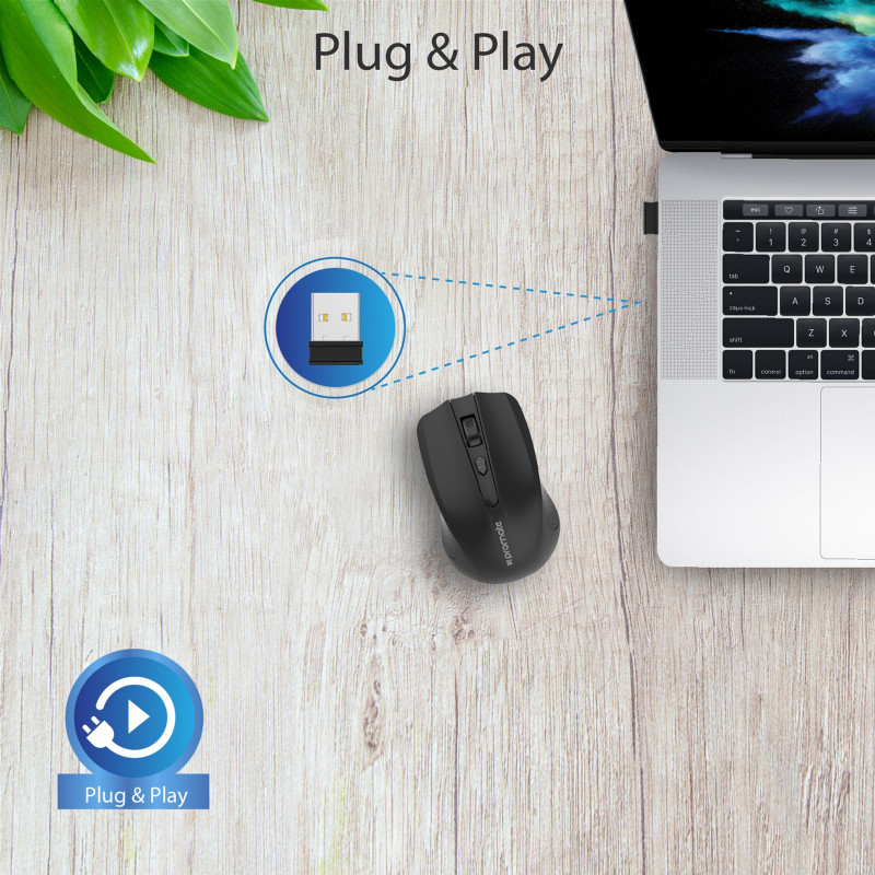 Мишка Promate clix-8.black