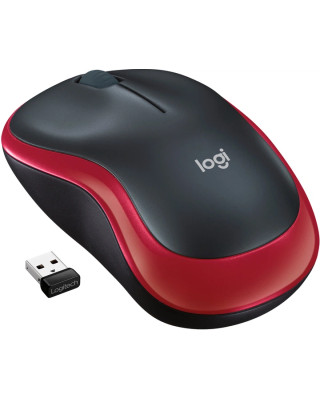 Миша LOGITECH Wireless Mouse M185 RED, EER2 (910-002240)