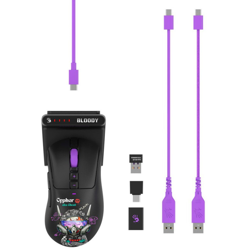 Мишка A4Tech Bloody R73 Ultra Duo Cypher Ghost (4711421002370)