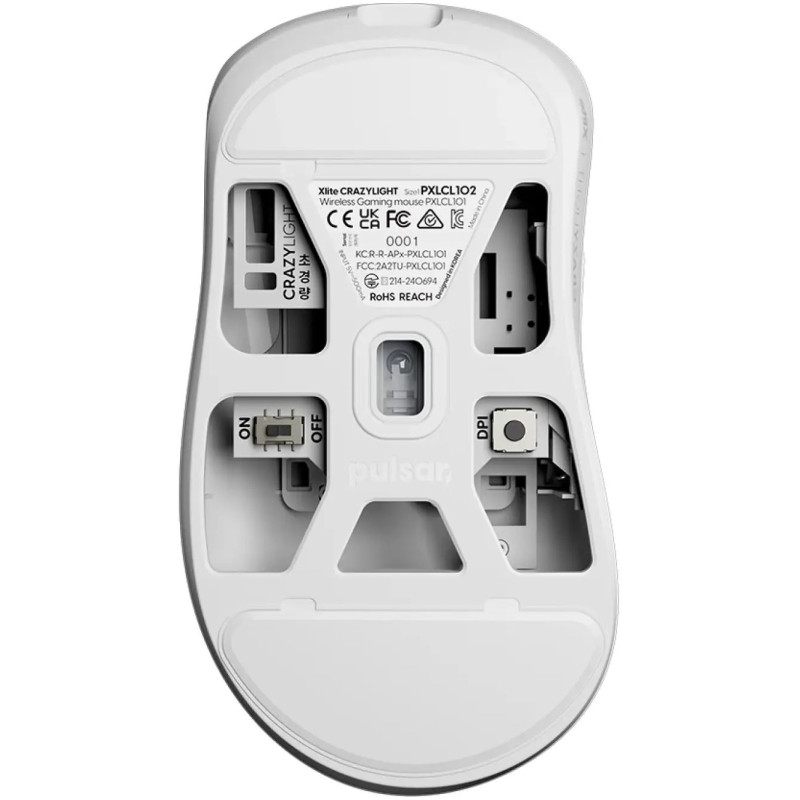 Мишка PULSAR Xlite Crazylight Medium 8К (PXLCL202) White