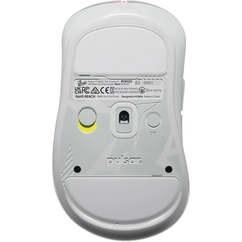 Мишка PULSAR ZywOo Gen.1 Medium (PZWX22) White