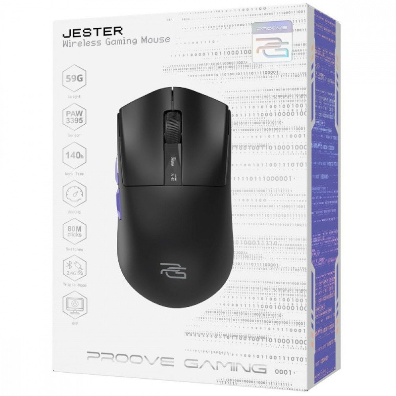 Миша Proove Gaming Jester Black (WMJS00022001)