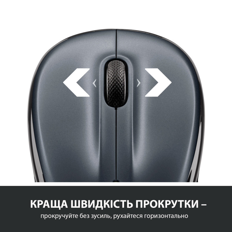 Мышка бездротова Logitech M325s Dark Silver (910-006812)