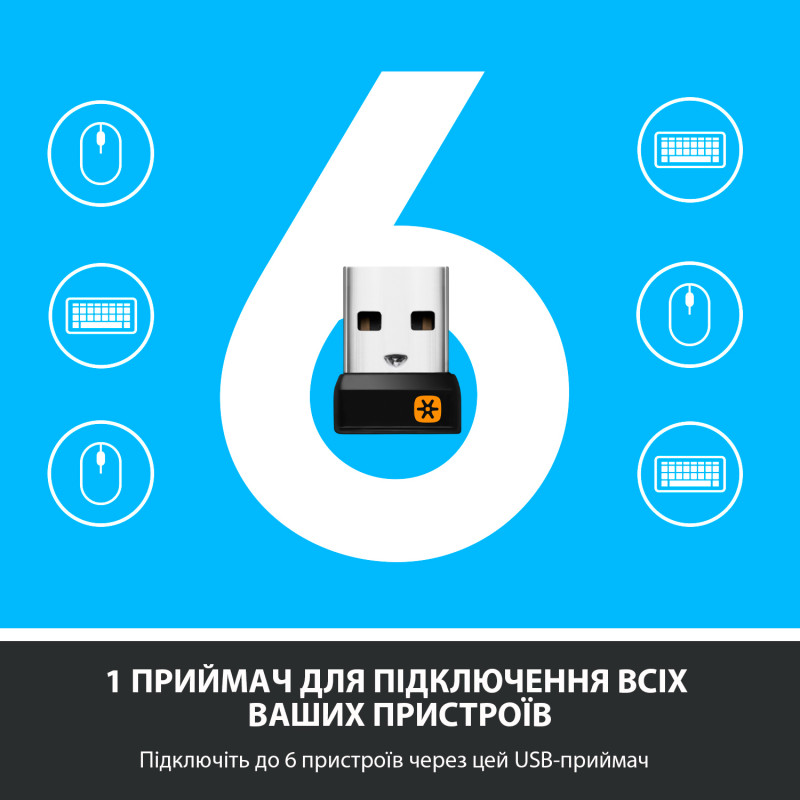 Мышка бездротова Logitech M325s Dark Silver (910-006812)