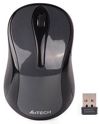 Миша A4-Tech G3-280NS USB Glossy Grey