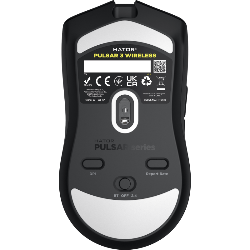 Hator Pulsar 3 бездротовий чорний (HTM630)