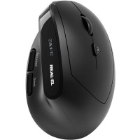Мишка REAL-EL RM-490W Black (EL123200058)