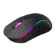 Мишка Xtrike ME GW-611 Wireless RGB Black (GW-611)