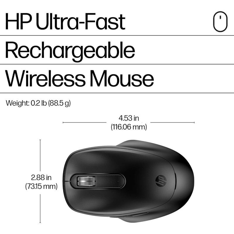 Миша HP 510 Ultra-Fast Rechargeable WL (9C2F6AA)
